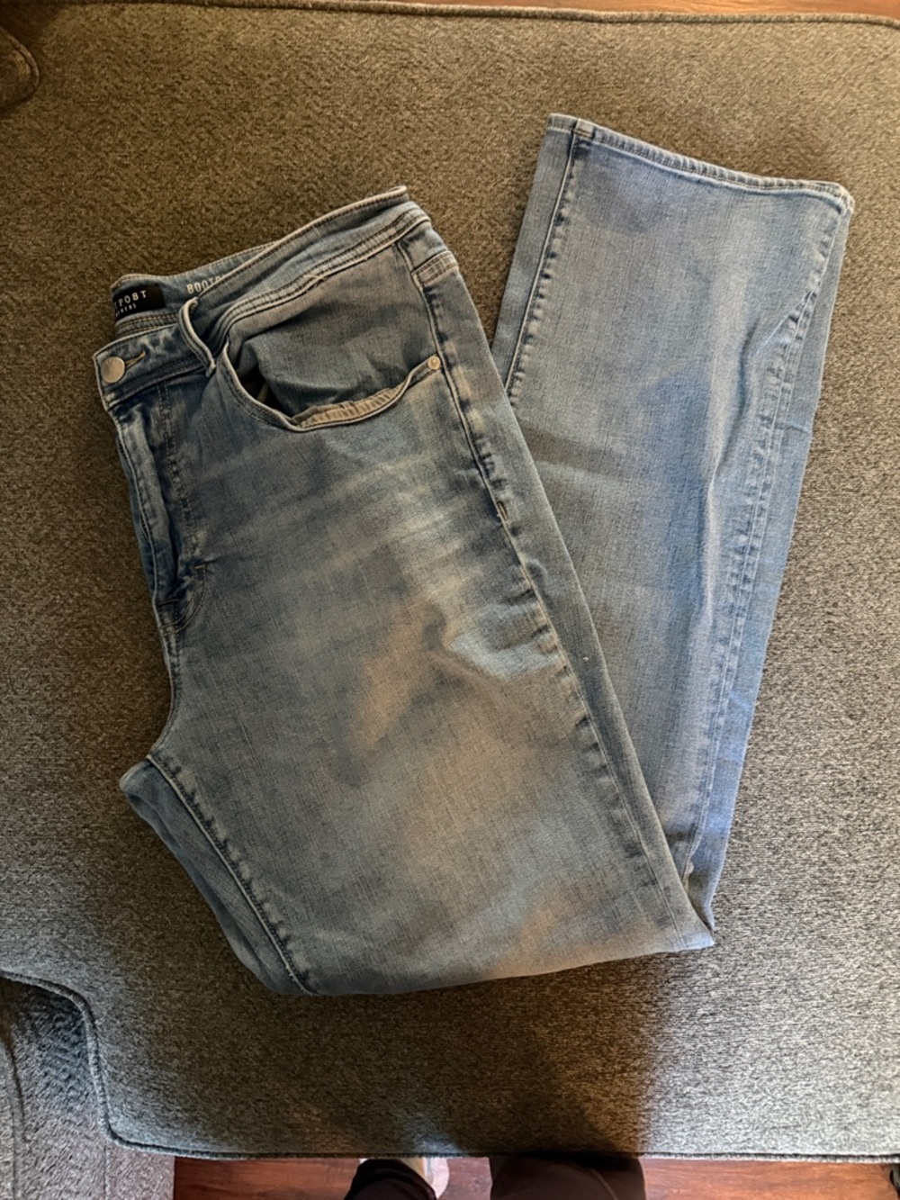 Men's Light Blue Bootcut Jeans